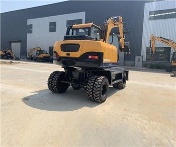 오프로드 휠 굴삭기